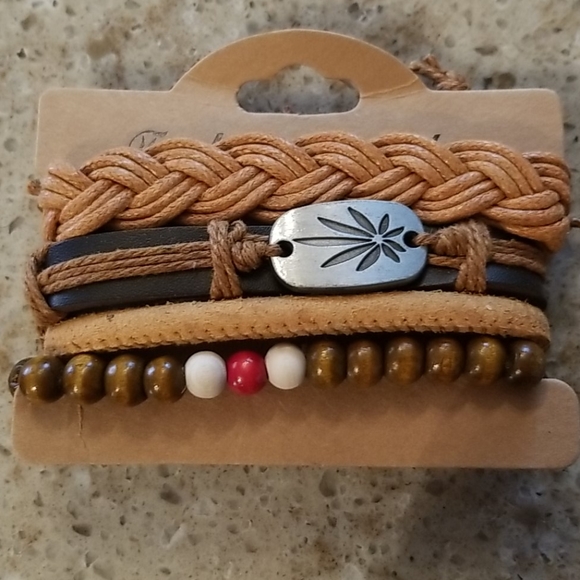 UNISEX plant bracelet set - Picture 2 of 3